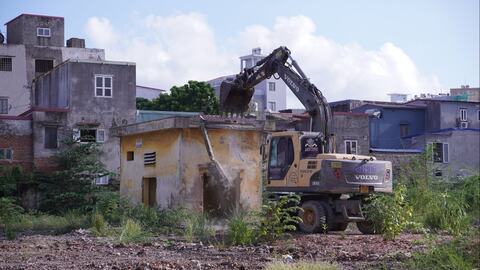 Phường Lê Chân tháo dỡ công trình phục vụ Dự án chỉnh trang đô thị