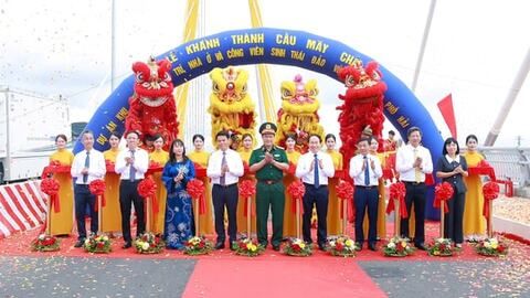 Khánh thành cầu Máy Chai nối nội thành Hải Phòng với đảo Vũ Yên