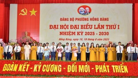 Phát triển bứt phá toàn diện, xây dựng phường Hồng Bàng văn minh, hiện đại, đáng sống