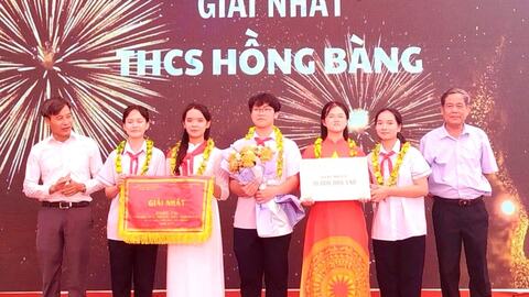 Trường THCS Hồng Bàng nhất cuộc thi tìm hiểu Văn Miếu - Quốc Tử Giám và Di sản văn hóa Hải Phòng