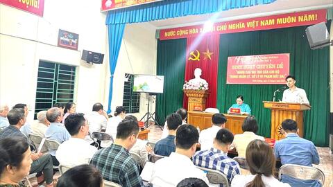 Gỡ điểm nghẽn từ những buổi sinh hoạt chuyên đề