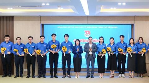 Biểu dương 15 đảng viên trẻ tiêu biểu các cơ quan Đảng thành phố Hải Phòng