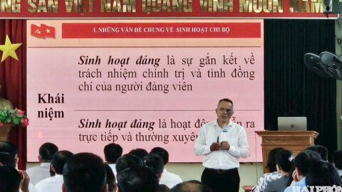 Chú trọng đào tạo để nâng cao chất lượng đội ngũ cán bộ cơ sở