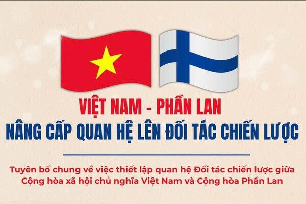 Tuyên bố chung về việc thiết lập quan hệ Đối tác chiến lược giữa Cộng hòa xã hội chủ nghĩa Việt Nam và Cộng hòa Phần Lan