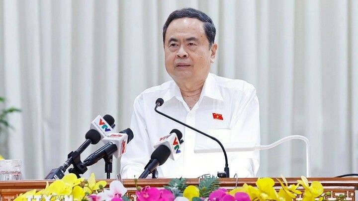 Chủ tịch Quốc hội Trần Thanh Mẫn tiếp xúc cử tri sau Kỳ họp 10, Quốc hội khóa XV