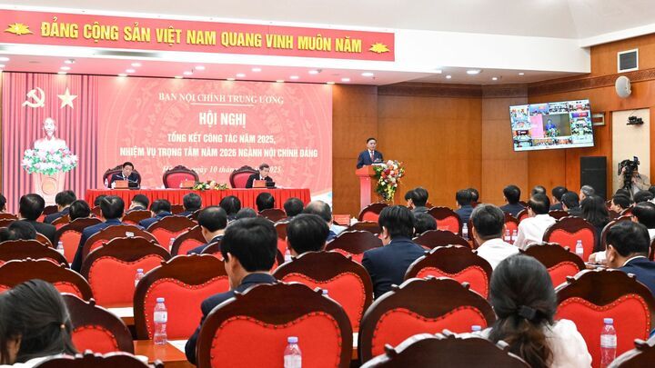 Ảnh: Hội nghị tổng kết công tác ngành Nội chính Đảng 2025, phương hướng, nhiệm vụ năm 2026