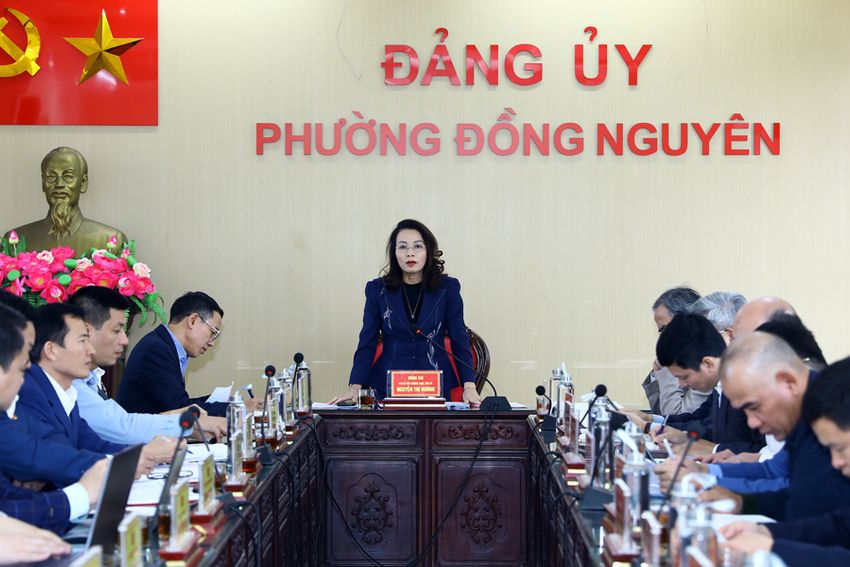 Tập trung lãnh đạo, xây dựng phường Đồng Nguyên xứng tầm là một trong những đô thị trung tâm của tỉnh