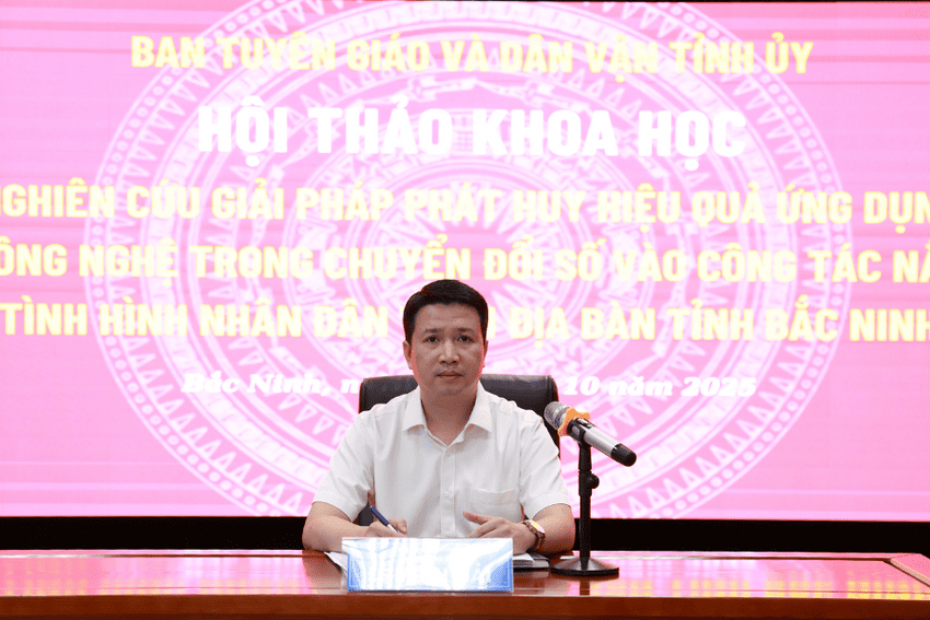 Bắc Ninh: Ứng dụng công nghệ số trong công tác nắm tình hình Nhân dân