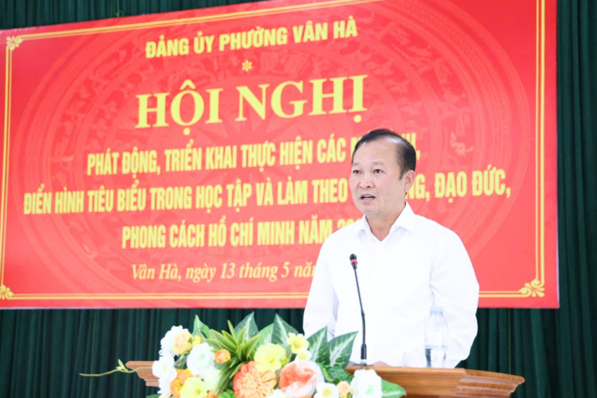Phường Vân Hà triển khai 58 mô hình học tập và làm theo Bác