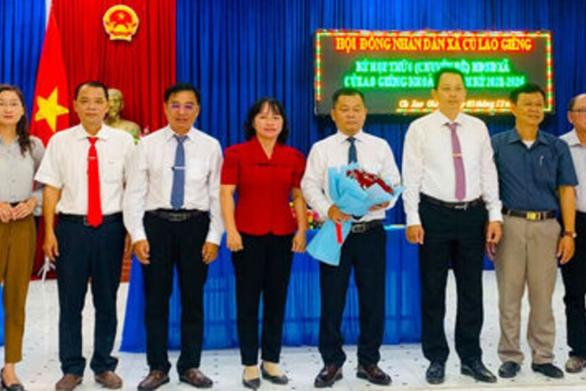 Đồng chí Đỗ Minh Trí giữ chức Phó Bí thư Đảng ủy, Chủ tịch UBND xã Cù Lao Giêng