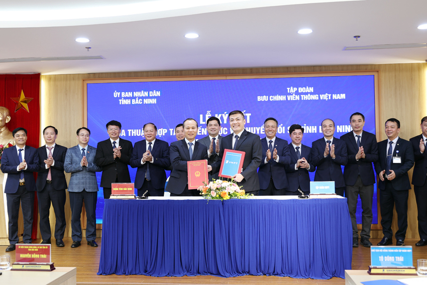 Tập đoàn VNPT và UBND tỉnh Bắc Ninh ký kết thỏa thuận hợp tác chiến lược về chuyển đổi số