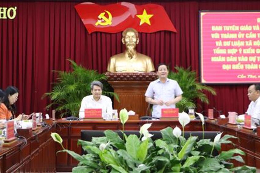 Nâng cao hiệu quả nắm bắt dư luận xã hội phục vụ lãnh đạo, chỉ đạo và triển khai nghị quyết của Đảng bộ thành phố Cần Thơ