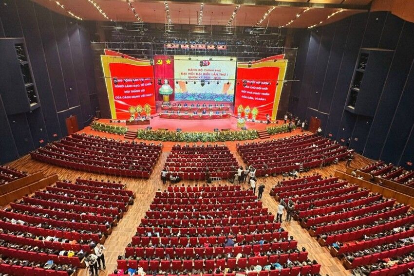 Đại hội đại biểu Đảng bộ Chính phủ lần thứ I, nhiệm kỳ 2025-2030: Đoàn kết kỷ cương - Dân chủ đổi mới - Kiến tạo phát triển - Hội nhập hiệu quả