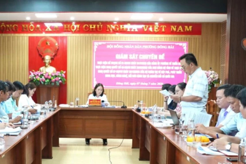 HĐND phường Đông Hải giám sát chuyên đề về phát triển khoa học, công nghệ và chuyển đổi số