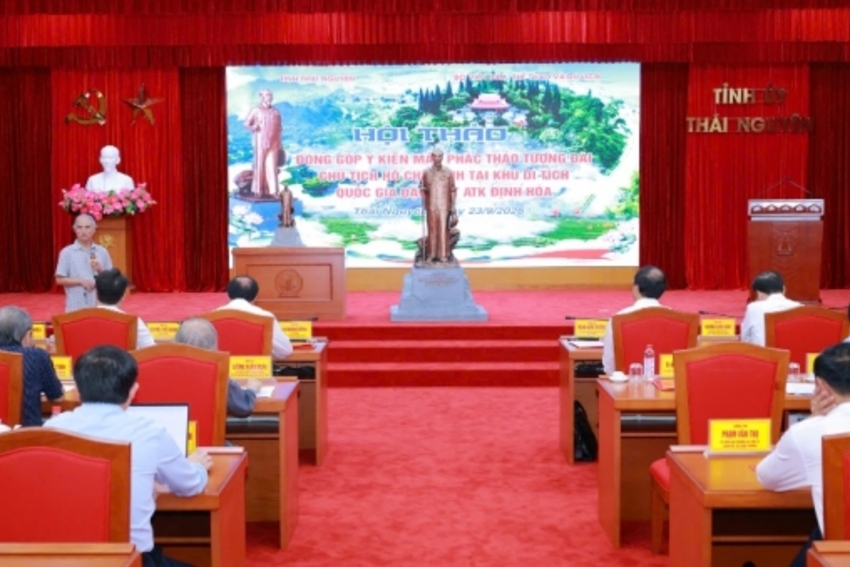 Hoàn thiện Dự án xây dựng Tượng đài Chủ tịch Hồ Chí Minh tại Khu Di tích quốc gia đặc biệt ATK Định Hóa vào tháng 5/2027