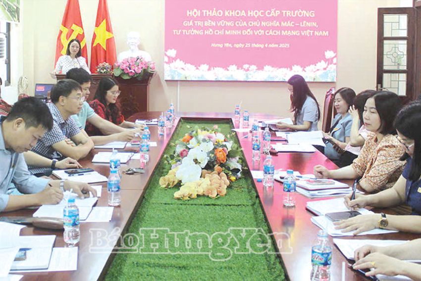 Trường Chính trị Nguyễn Văn Linh học và làm theo Bác