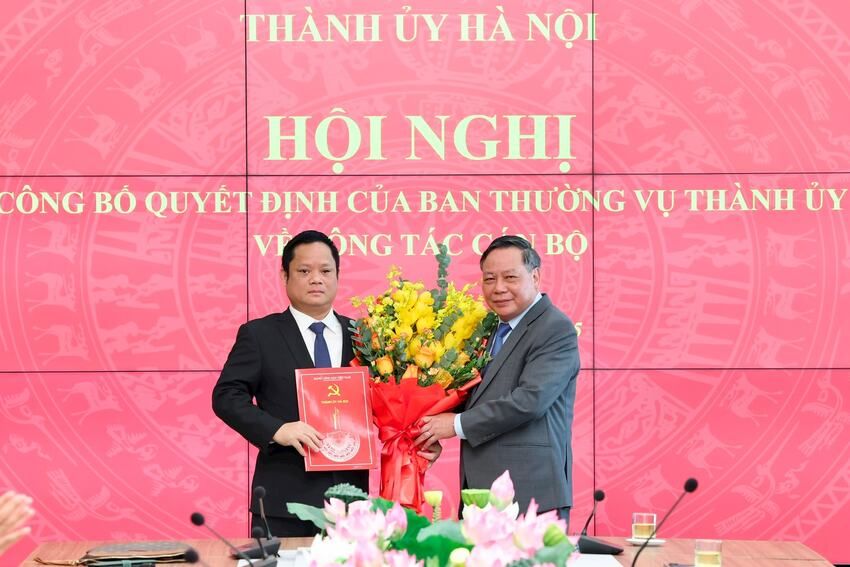 Bổ nhiệm đồng chí Vũ Minh Tuấn giữ chức Phó Trưởng ban Tuyên giáo và Dân vận Thành ủy Hà Nội