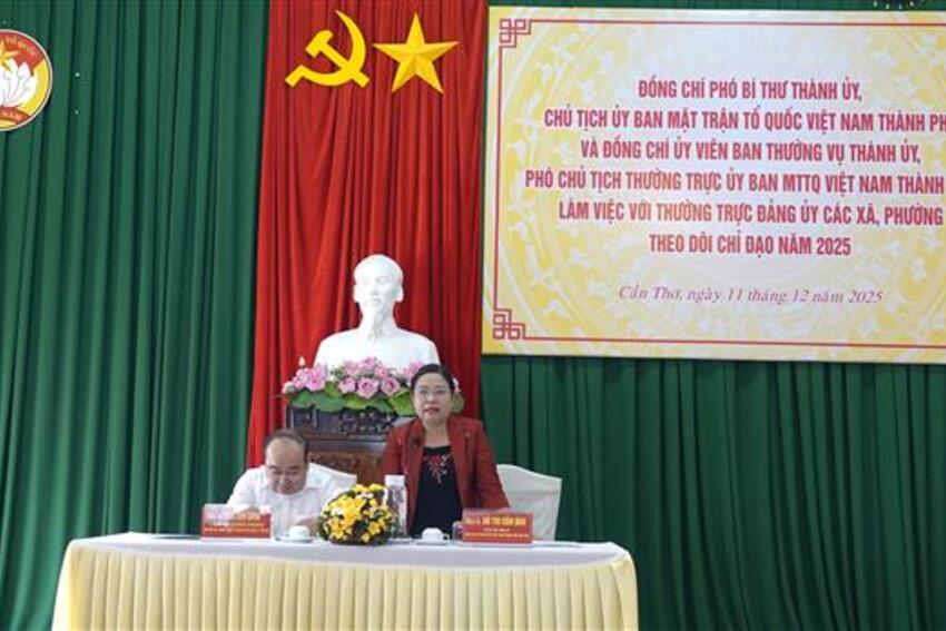 Cần Thơ rà soát kết quả hoạt động của các xã, phường, yêu cầu đổi mới lãnh đạo và nâng cao chất lượng phục vụ Nhân dân