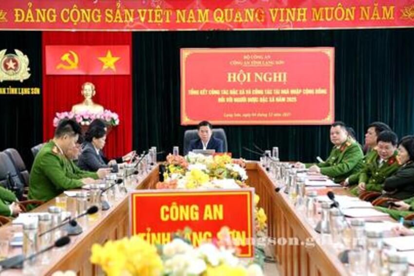 Hội nghị tổng kết công tác đặc xá và tái hòa nhập cộng đồng đối với người được đặc xá năm 2025