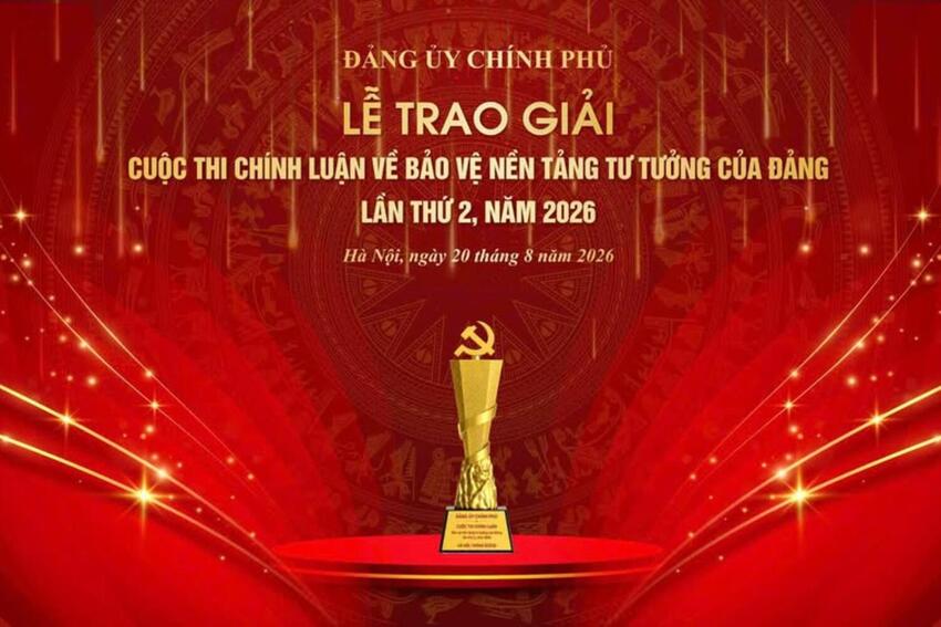 Hướng tới Lễ trao Giải Cuộc thi chính luận về bảo vệ nền tảng tư tưởng của Đảng trong Đảng bộ Chính phủ lần thứ 2