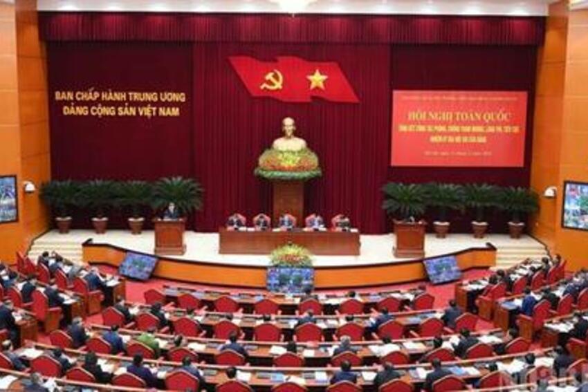 Hội nghị toàn quốc tổng kết công tác phòng, chống tham nhũng, lãng phí, tiêu cực nhiệm kỳ Đại hội XIII của Đảng