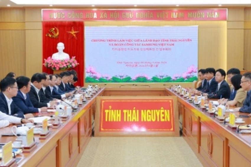 Thái Nguyên tăng cường hợp tác với Samsung trong phát triển công nghiệp, công nghệ cao và nguồn nhân lực