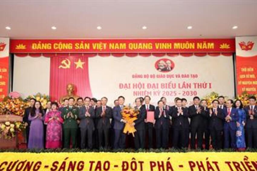 Đảng bộ Bộ GDĐT tổ chức Đại hội đại biểu lần thứ I, nhiệm kỳ 2025 – 2030