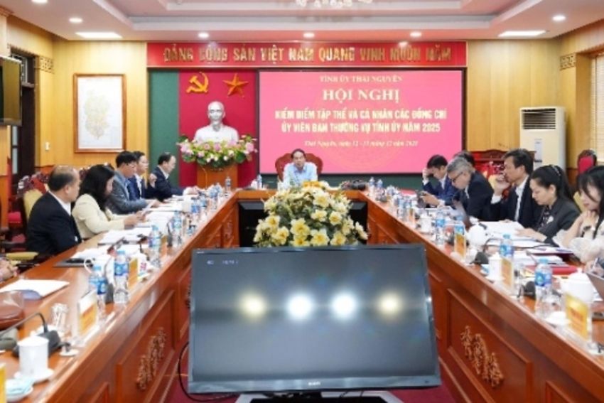 Hội nghị kiểm điểm tập thể, cá nhân các đồng chí Ủy viên Ban Thường vụ Tỉnh ủy năm 2025