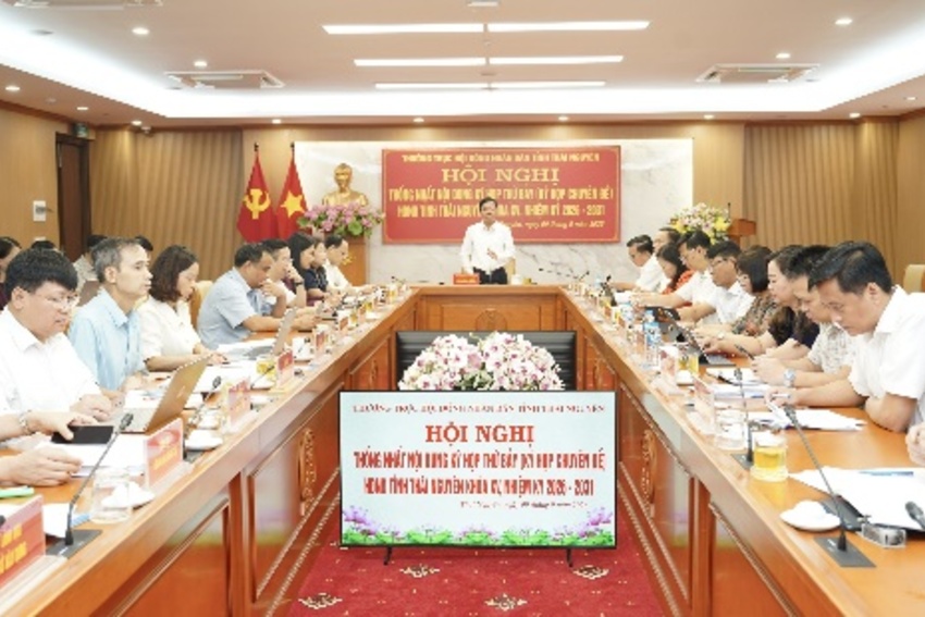 Thống nhất nội dung Kỳ họp thứ 7 HĐND tỉnh Thái Nguyên