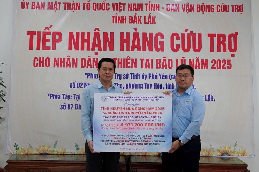 Tổ chức chương trình “Tình nguyện mùa Đông 2025 và Xuân tình nguyện 2026” tại nhiều địa phương