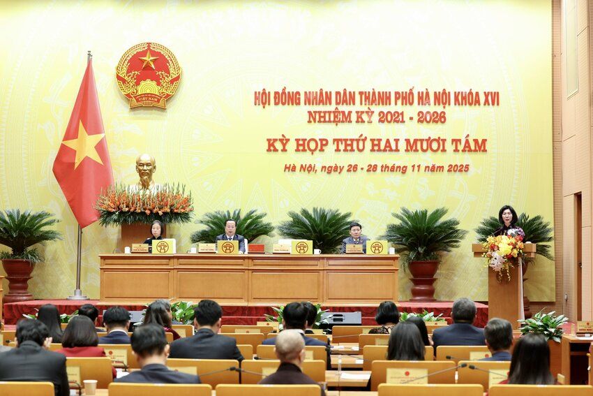 Bế mạc kỳ họp thứ hai mươi tám HĐND thành phố Hà Nội khóa XVI