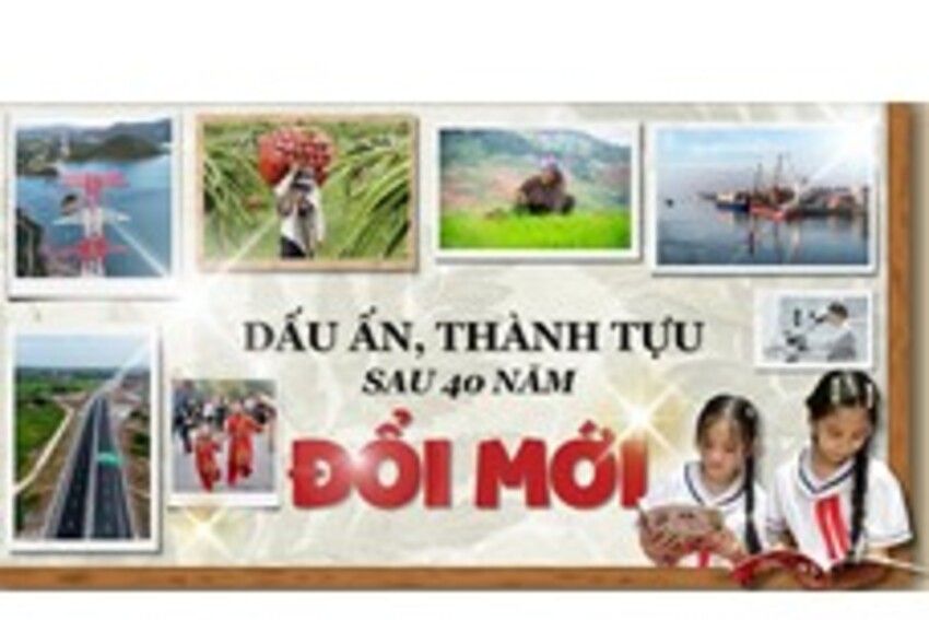 Dấu ấn, thành tựu sau 40 năm đổi mới