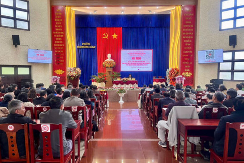 Phường Xuân Hương - Đà Lạt chuyển biến tích cực sau 1 năm thực hiện Nghị quyết số 57