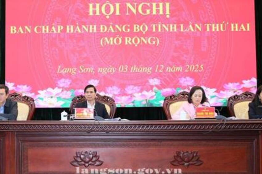 Hội nghị Ban Chấp hành Đảng bộ tỉnh lần thứ hai (mở rộng)