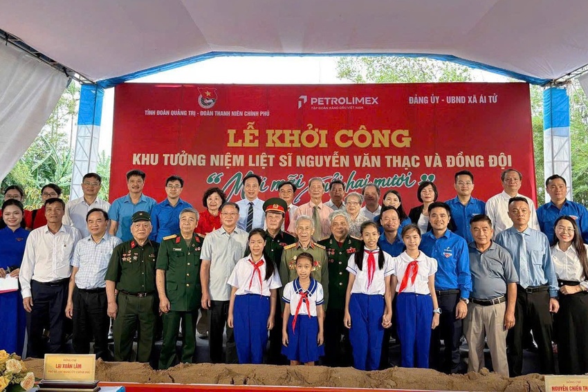 Khởi công xây dựng Khu tưởng niệm Liệt sĩ Nguyễn Văn Thạc và đồng đội tại Quảng Trị