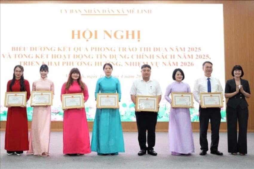 Mê Linh tổng kết phong trào thi đua, hoạt động tín dụng chính sách xã hội năm 2025
