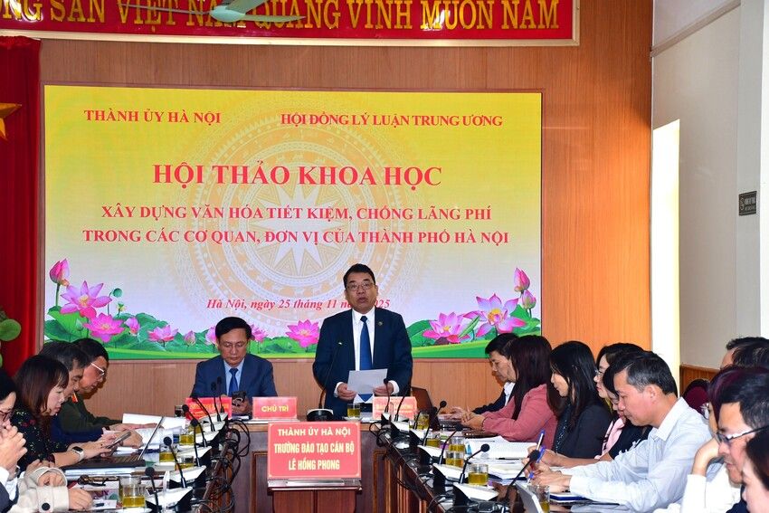 Xây dựng văn hóa tiết kiệm, chống lãng phí trong các cơ quan, đơn vị của thành phố Hà Nội