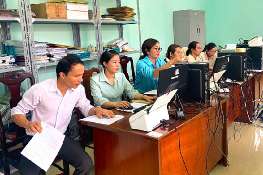 Đức An đẩy nhanh số hóa hồ sơ đảng viên