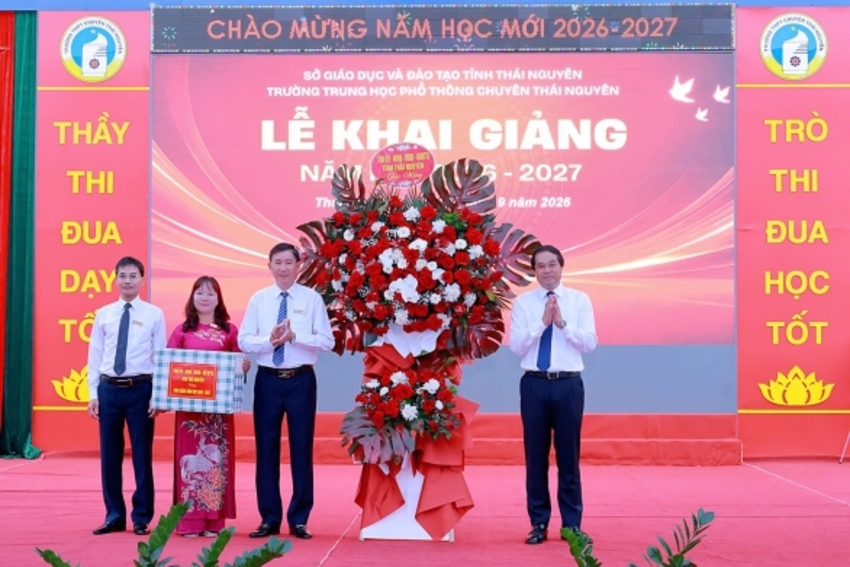 Thái Nguyên: Tưng bừng khai giảng năm học mới  2026 - 2027