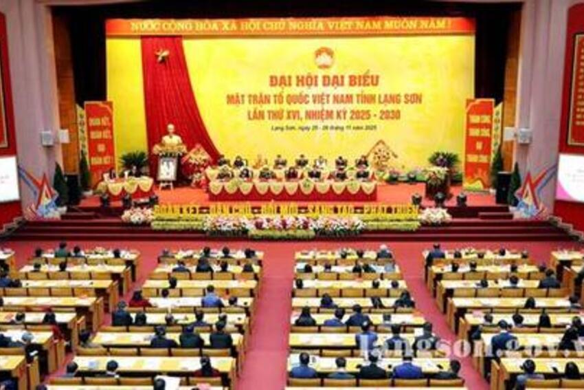 Đại hội đại biểu MTTQ Việt Nam tỉnh Lạng Sơn lần thứ XVI thành công tốt đẹp