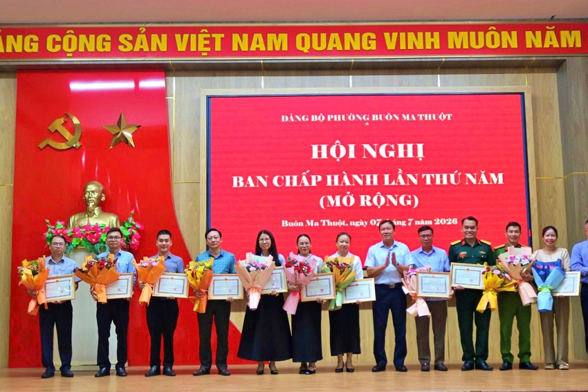 Hội nghị Ban Chấp hành Đảng bộ phường Buôn Ma Thuột lần thứ Năm (mở rộng)