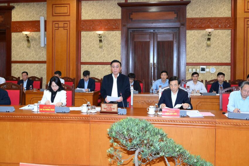 Khẩn trương rà soát, bảo đảm tiến độ, chất lượng công tác phục vụ Đại hội XIV của Đảng