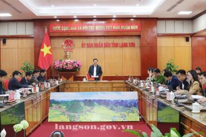 Họp xem xét đánh giá kết quả thực hiện Kế hoạch số 116/KH-UBND của UBND tỉnh về triển khai giải quyết, tháo gỡ khó khăn, vướng mắc, xử lý đối với các dự án đầu tư trên địa bàn tỉnh tại khu vực các huyện Hữu Lũng, Chi Lăng (cũ)