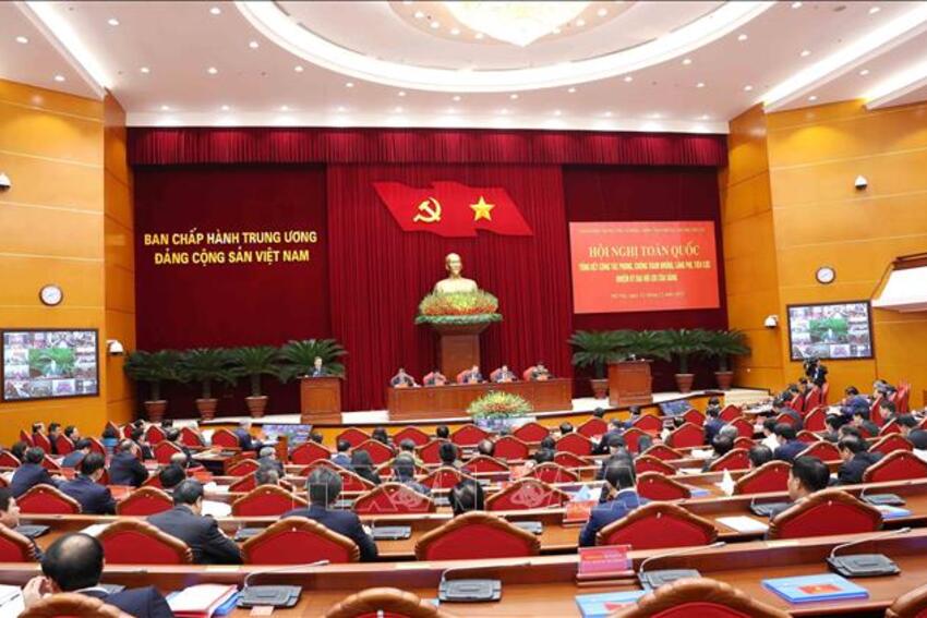 Hội nghị toàn quốc tổng kết công tác phòng, chống tham nhũng, lãng phí, tiêu cực nhiệm kỳ Đại hội XIII của Đảng