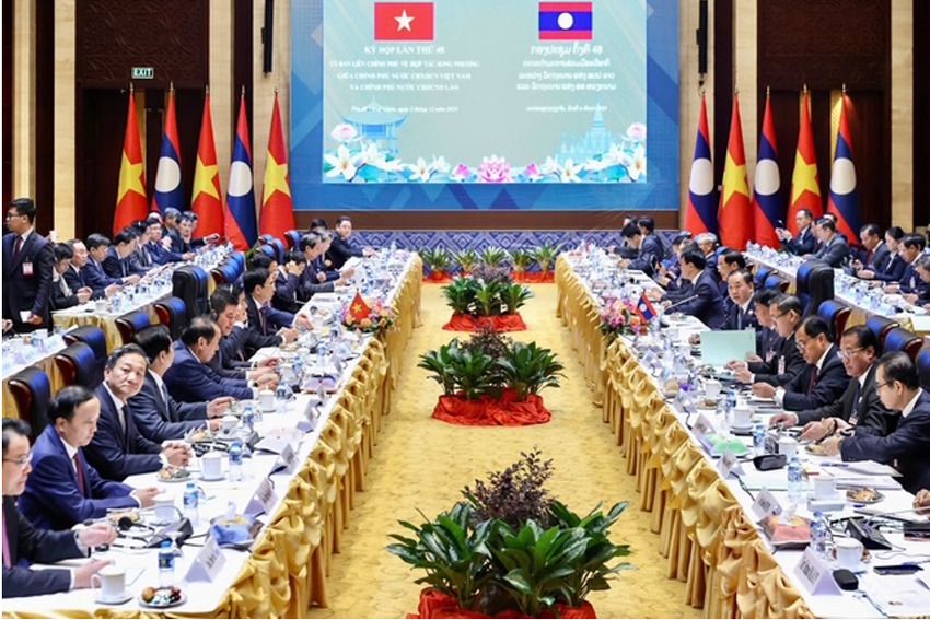 Phó Thống đốc Nguyễn Ngọc Cảnh tháp tùng Thủ tướng Chính phủ tham dự Kỳ họp lần thứ 48 Ủy ban liên Chính phủ Việt Nam - Lào