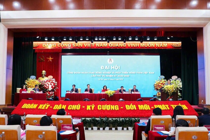 Phó Thống đốc Phạm Tiến Dũng dự Đại hội Công đoàn Agribank lần thứ VII nhiệm kỳ 2025 – 2030