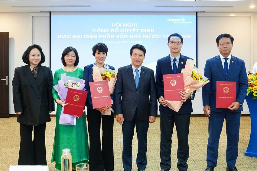 Hội nghị Công bố Quyết định giao đại diện phần vốn nhà nước tại NAPAS