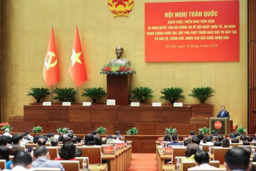 Hội nghị toàn quốc quán triệt, triển khai thực hiện 4 Nghị quyết của Bộ Chính trị