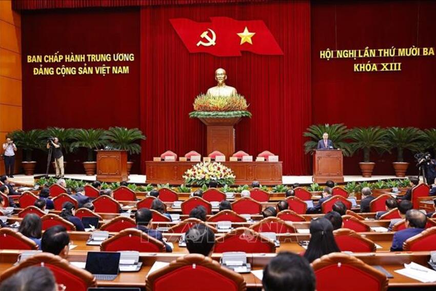 Thông báo Hội nghị lần thứ 13 Ban Chấp hành Trung ương Đảng khóa XIII