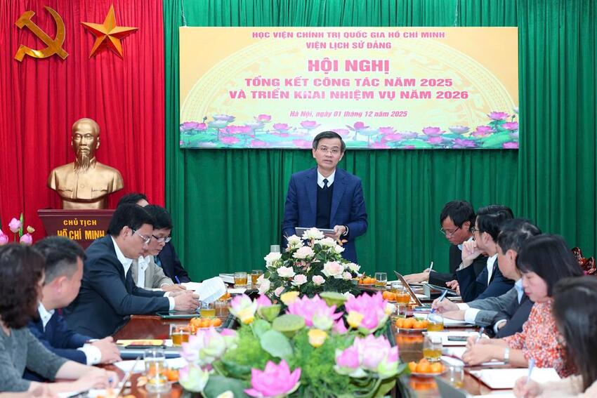 Viện Lịch sử Đảng tổng kết công tác năm 2025, phương hướng nhiệm vụ năm 2026